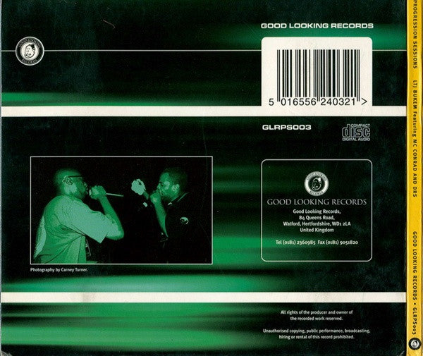 LTJ Bukem Featuring MC Conrad & DRS : Progression Sessions 3 (CD, Mixed)