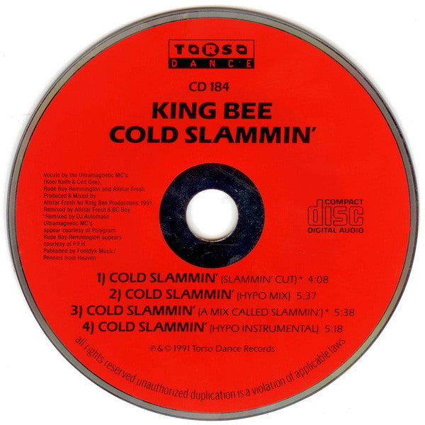 King Bee : Cold Slammin' (CD, Maxi)