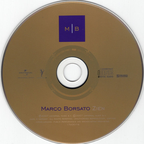 Marco Borsato : Zien (CD, Album, RE)