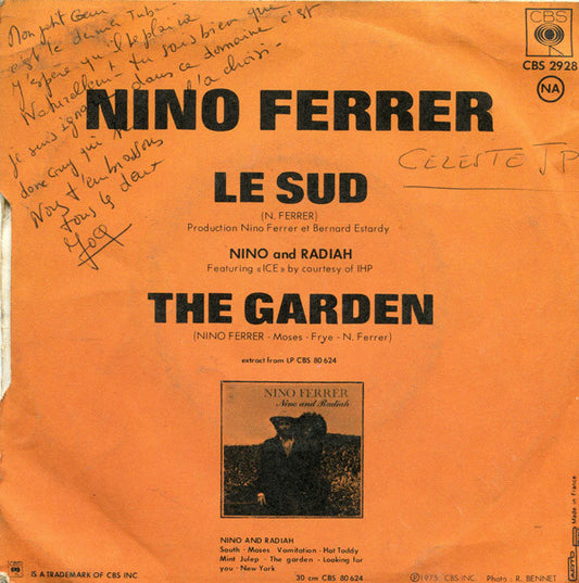 Nino Ferrer : Le Sud (7", Single)