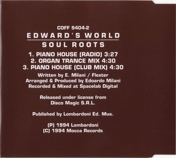 Edward's World : Soul Roots (CD, Maxi)