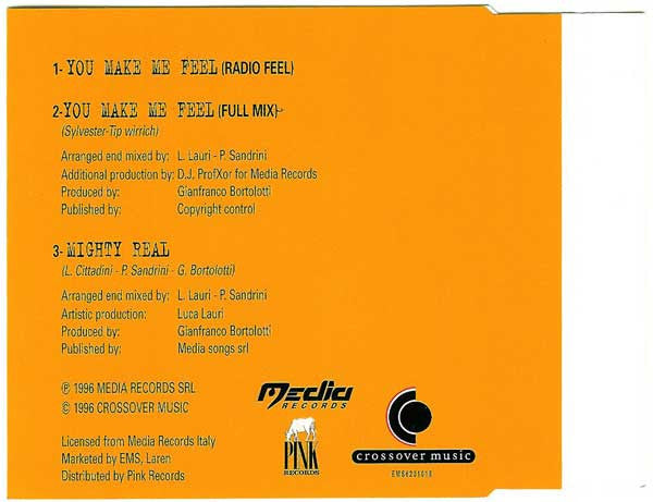 Real DJ : You Make Me Feel (Mighty Real) (CD, Maxi)