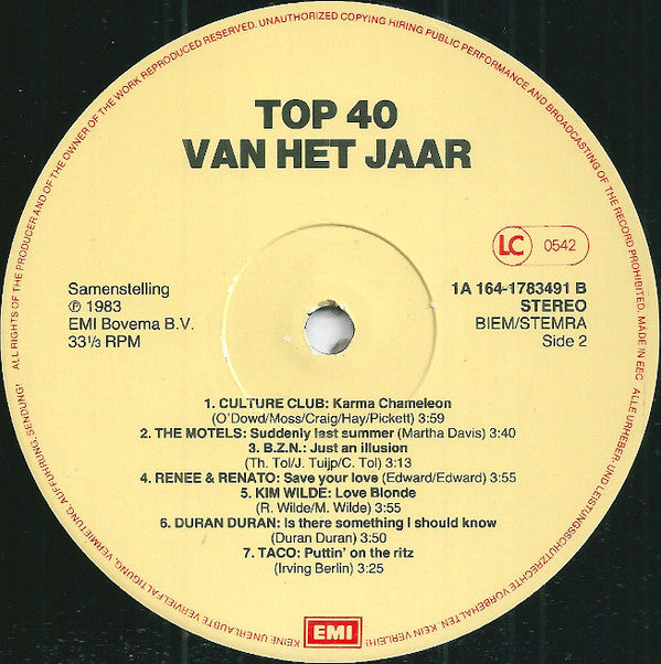 Various : Het Beste Uit De Top 40 Van Het Jaar (2xLP, Comp)