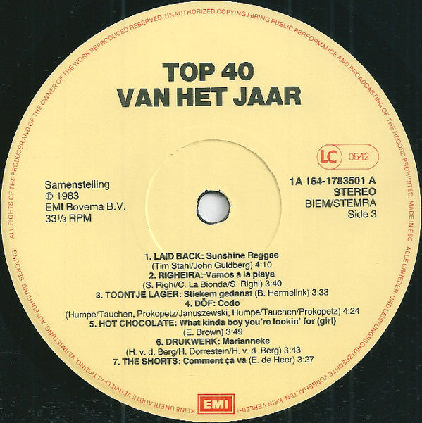 Various : Het Beste Uit De Top 40 Van Het Jaar (2xLP, Comp)