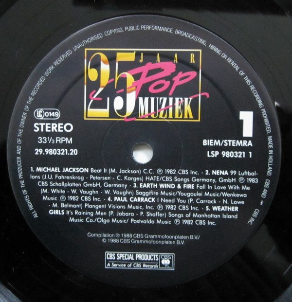 Various : 25 Jaar Popmuziek - 1983 (2xLP, Comp, Gat)