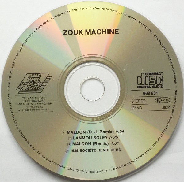 Zouk Machine : Maldòn (CD, Maxi)