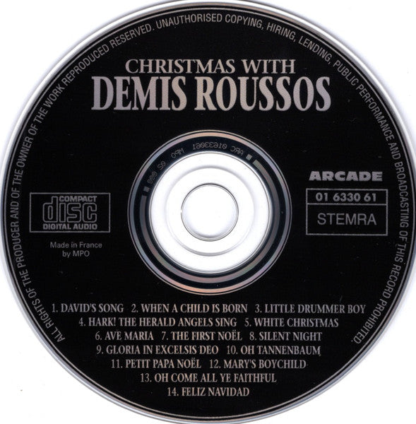 Demis Roussos : Christmas With Demis Roussos (CD, Album)