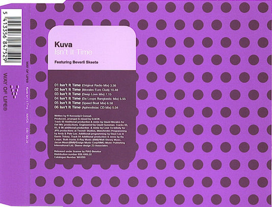 Kuva : Isn't It Time (CD, Single)