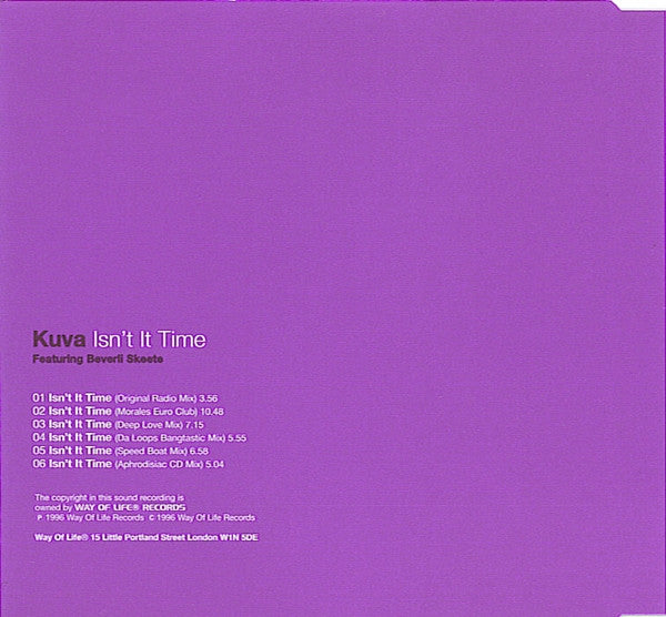 Kuva : Isn't It Time (CD, Single)