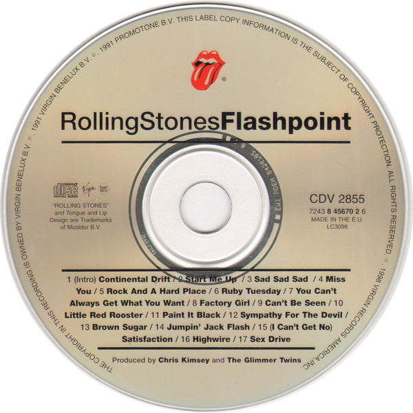 The Rolling Stones : Flashpoint (CD, Album, RE, RM)