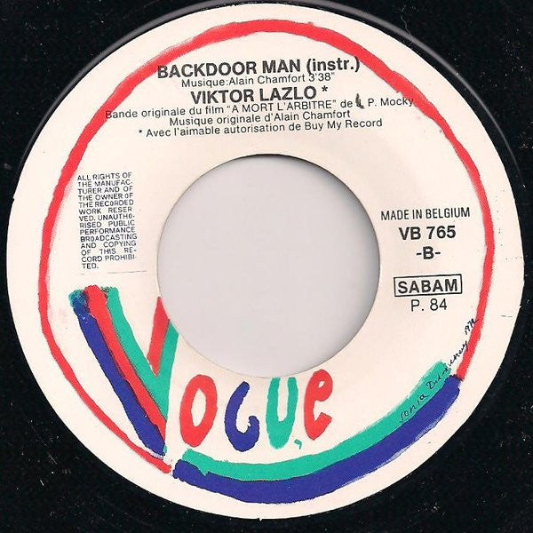 Viktor Lazlo : Backdoor Man (7", Single)