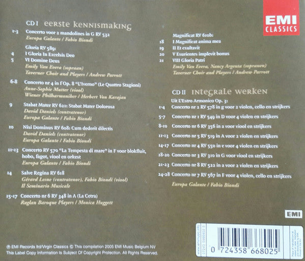 Antonio Vivaldi : Antonio Vivaldi (2xCD, Comp)