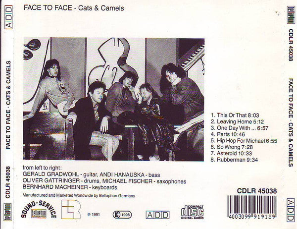 Face To Face (21) : Cats & Camels (CD, Album)