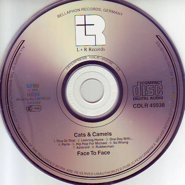 Face To Face (21) : Cats & Camels (CD, Album)