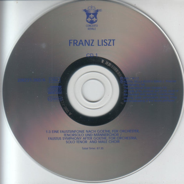 F. Liszt* : Eine Faustsinfonie Nach Goethe • Klavierwerke = Faustus Symphony After Goethe • Piano Works (3xCD, Comp)