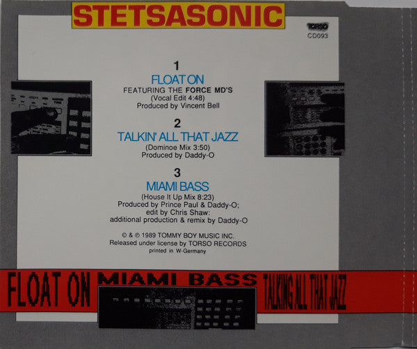 Stetsasonic : Float On / Talking All That Jazz (CD, Maxi)