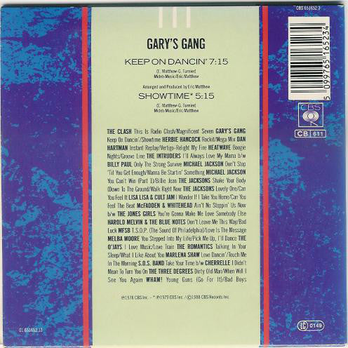Gary's Gang : Keep On Dancin' / Showtime (CD, Mini, Single)