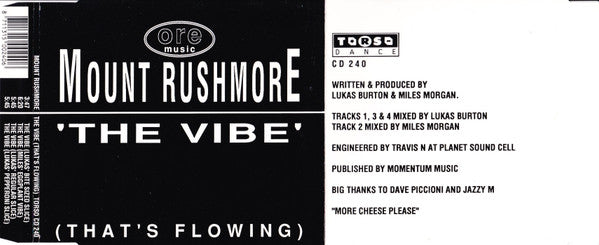 Mount Rushmore : The Vibe (That's Flowing) (CD, Maxi)