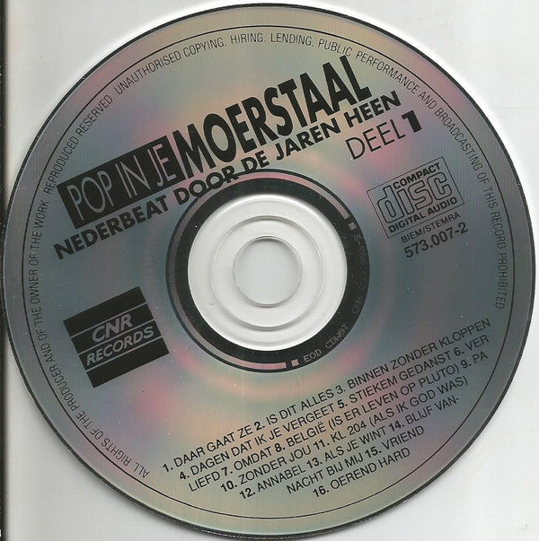 Various : Pop In Je Moerstaal - Deel 1 (CD, Comp)