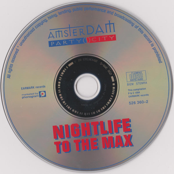 Various : Nightlife To The Max (CD, Comp, Mixed)