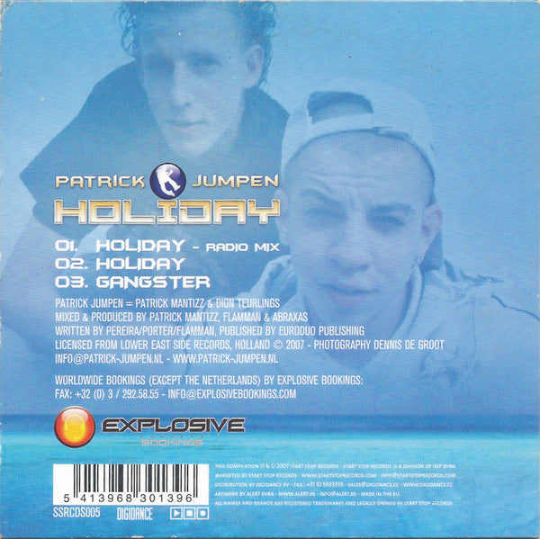Patrick Jumpen : Holiday (CD, Single)
