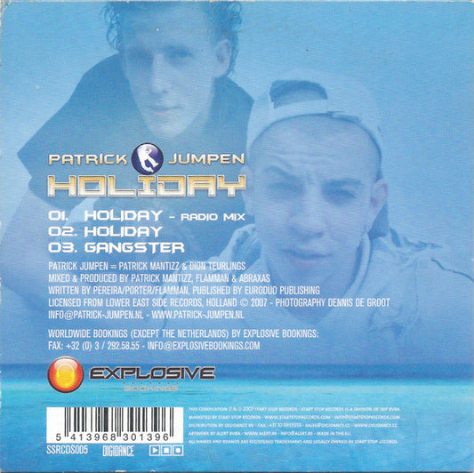 Patrick Jumpen : Holiday (CD, Single)
