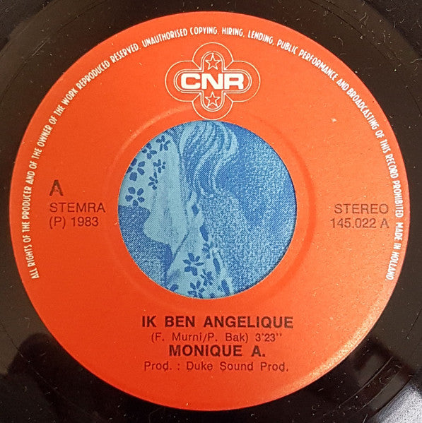 Monique A. : Ik Ben Angelique / Soms (7", Single)