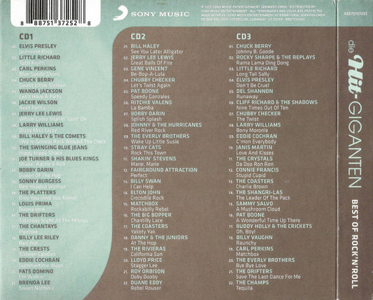 Various : Die Hit-Giganten - Best Of Rock'N'Roll (3xCD, Comp)