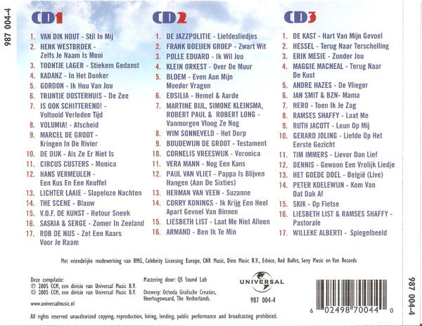 Various : Nederlandstalige Top 50 (3xCD, Comp)