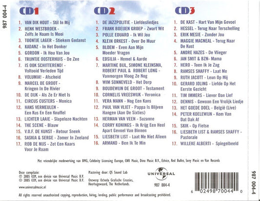 Various : Nederlandstalige Top 50 (3xCD, Comp)