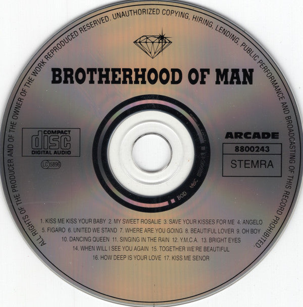 Brotherhood Of Man : Diamond Star Collection (CD, Album, Comp)