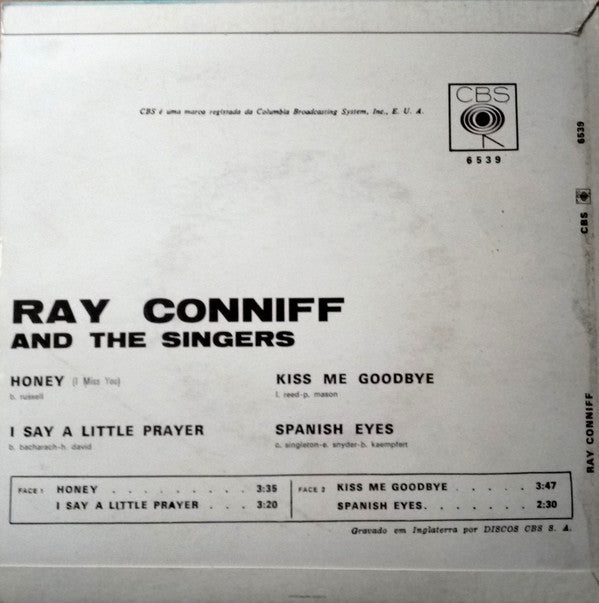 Ray Conniff And The Singers : Honey (7", EP)