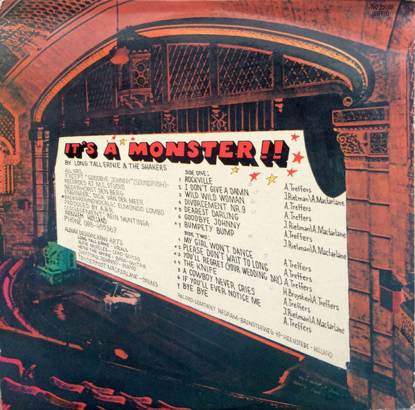 Long Tall Ernie And The Shakers : It's A Monster (LP, Album, Gat)