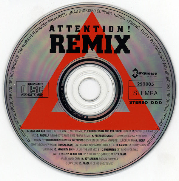 Various : Attention! Remix (CD, Comp)