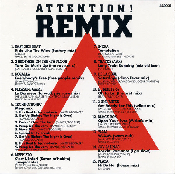 Various : Attention! Remix (CD, Comp)