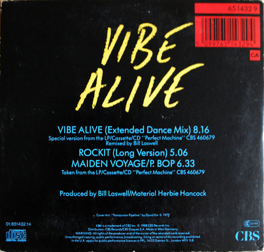 Herbie Hancock : Vibe Alive (CD, Single)