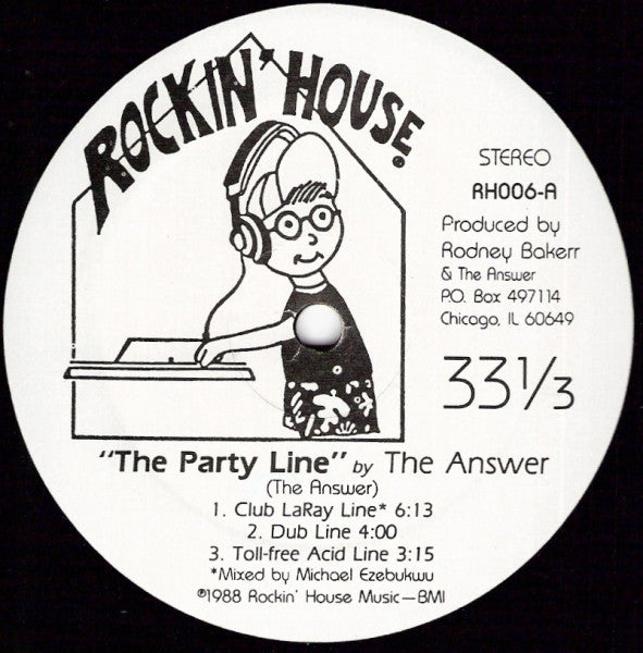 The Answer : The Party Line (12")