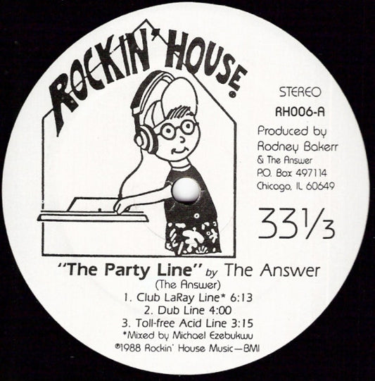 The Answer : The Party Line (12")