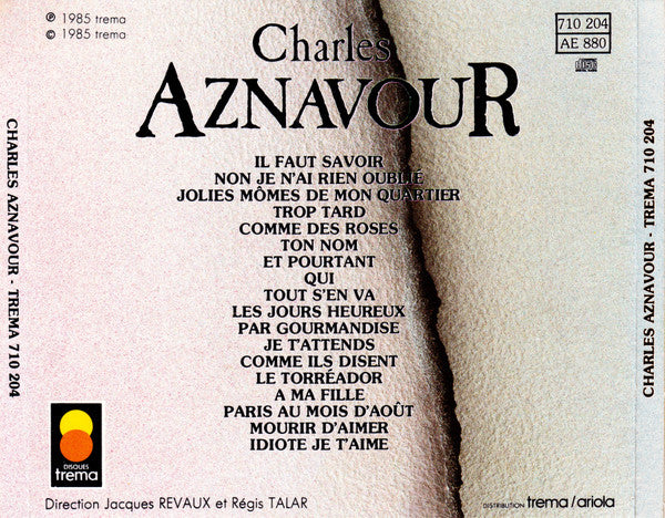 Charles Aznavour : Charles Aznavour (CD, Comp)