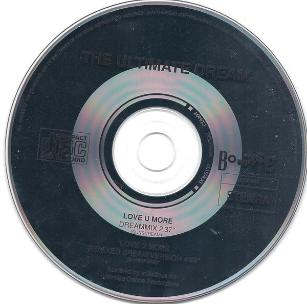 The Ultimate Dream : Love U More (CD, Single)