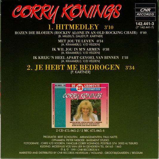 Corry Konings : Hitmedley (CD, Single)
