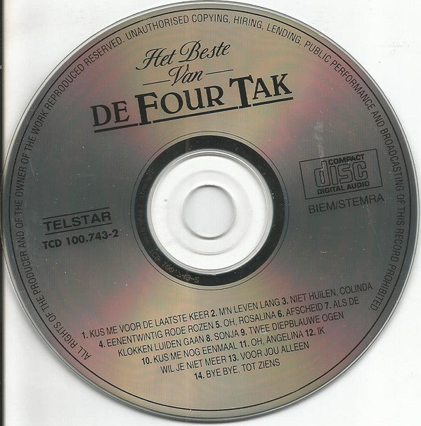 De Four Tak : Het Beste Van De Four Tak (CD, Comp)