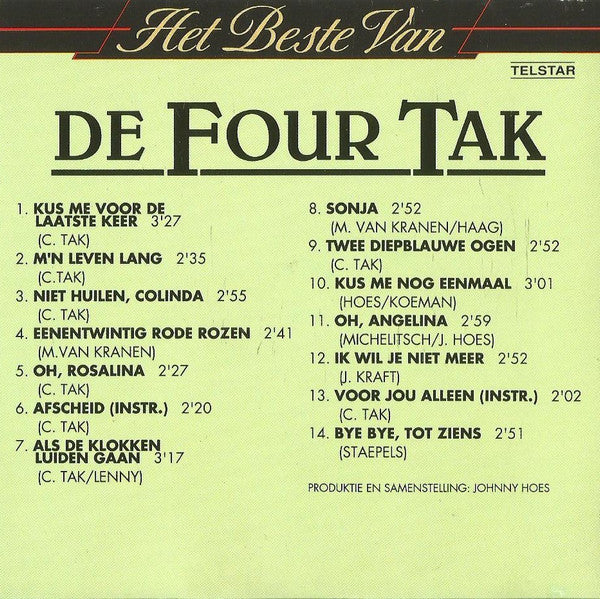 De Four Tak : Het Beste Van De Four Tak (CD, Comp)