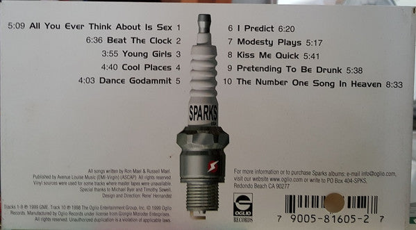 Sparks : 12" Mixes (CD, Comp)