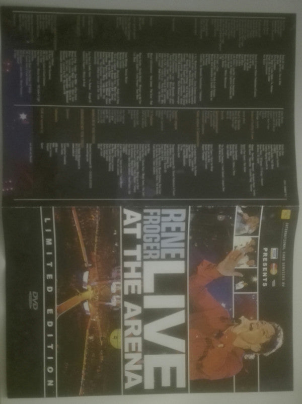 René Froger : Live At The Arena (2xDVD, Ltd, PAL)
