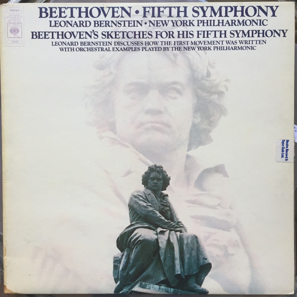 Ludwig van Beethoven, Leonard Bernstein, New York Philharmonic : Fifth Symphony (LP, Album)