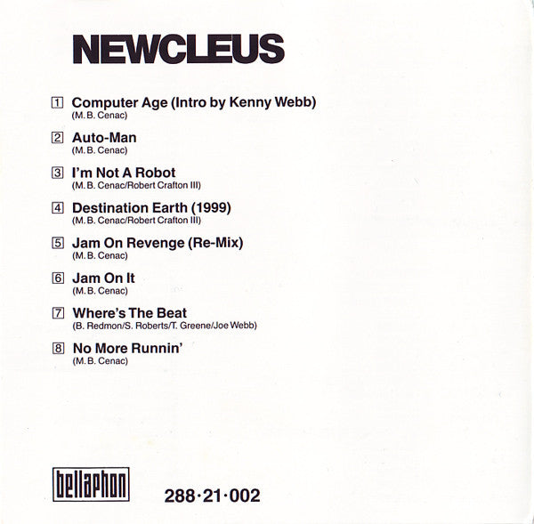 Newcleus : Jam On Revenge (CD, Album, RE)