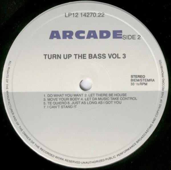 Various : Turn Up The Bass 3 (2xLP, Comp)
