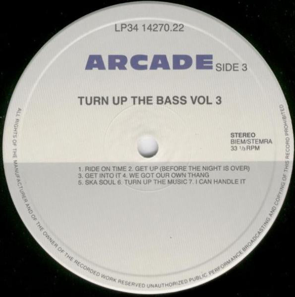 Various : Turn Up The Bass 3 (2xLP, Comp)