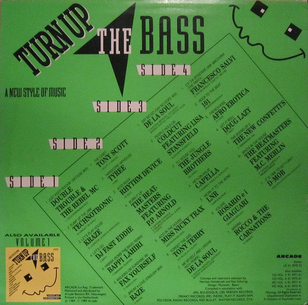 Various : Turn Up The Bass 2 (2xLP, Comp)
